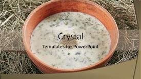  Presentation with serum - Colorful theme enhanced with serum - beautiful serving vintage ceramic bowl backdrop and a coral colored foreground