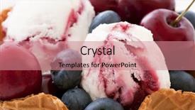  Presentation with guava fruits fresh green fruit - Cool new presentation theme with serv ices - icecream with fruits backdrop and a coral colored foreground