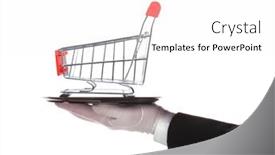  Presentation with servant - Slide set having servant-hand-and-arm-holding background and a  colored foreground