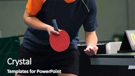  Presentation with table meal plan for osteotphorosis - Theme featuring serve heart - table tenns player serving background and a black colored foreground