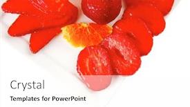  Presentation with strawberries - 