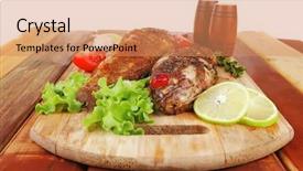  Presentation with sports table tennis two ping - PPT theme having served with tomatoes and castor background and a  colored foreground