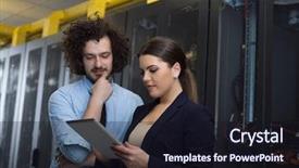  Presentation with mechanical engineering engineer tools - Audience pleasing PPT theme consisting of server room to female chief backdrop and a wine colored foreground