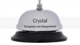  Presentation with bell service - Slide deck consisting of service bell background and a  colored foreground