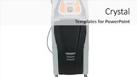  Presentation with conditioner - Presentation theme having device for air-conditioner check background and a white colored foreground