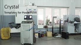  Presentation with conditioner - Colorful presentation design enhanced with device for air-conditioner check backdrop and a light gray colored foreground