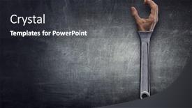  Presentation with media image - Beautiful PPT layouts featuring service-concept-image-mixed-media backdrop and a dark gray colored foreground