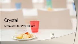  Presentation with recipe chocolate cafe - Theme with service design food shop - interior of a cafe background and a  colored foreground