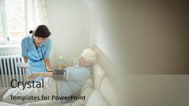  Presentation with blood pressure - Audience pleasing PPT layouts consisting of pressures life - nurse checking blood pressure backdrop and a light gray colored foreground