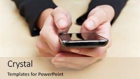  Presentation with service learning - PPT theme featuring service learning - hands of a businesswoman using background and a lemonade colored foreground