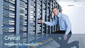  Presentation with datacenter - Beautiful PPT layouts featuring flat tire of an old car backdrop and a gray colored foreground