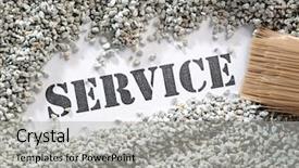  Presentation with treasure - Audience pleasing slides consisting of service -- treasure word series backdrop and a light gray colored foreground