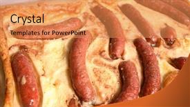  Presentation with cheap - Presentation having serving dish full of toad background and a coral colored foreground