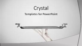  Presentation with white plate - Slide deck featuring serving hands - elegant waiter business hand background and a white colored foreground