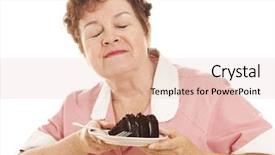  Presentation with smell - Cool new presentation theme with serving it to a customer backdrop and a  colored foreground