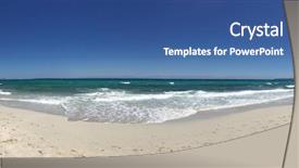  Presentation with summer holiday - Amazing slide set having ses - beatiful sunny beach day backdrop and a  colored foreground