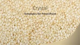  Presentation with sesame bar - Presentation design consisting of sesame-honey-bar-as-background background and a lemonade colored foreground