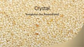  Presentation with sesame bar - Presentation theme consisting of sesame-honey-bar-texture background and a lemonade colored foreground