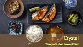  Presentation with traditional vietnamese soup pho - Beautiful presentation theme featuring sesame street - traditional japanese dish with fish backdrop and a  colored foreground