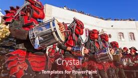  Presentation with carnaval - Slides having sesimbra-portugal-february-17-2015 background and a tawny brown colored foreground