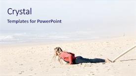  Presentation with physical exercises - Slide set featuring session - physical mental and spiritual background and a sky blue colored foreground