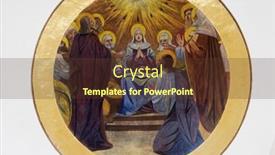  Presentation with holy spirit - Slides having sesvete-croatia-september-22-2020 background and a tawny brown colored foreground