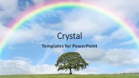  Presentation with oak tree - Amazing PPT layouts having set against a blue sky backdrop and a light blue colored foreground