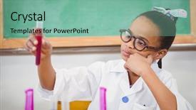  Presentation with school elementary - Cool new slide deck with set at the elementary school backdrop and a seafoam green colored foreground