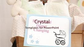  Presentation with blindfolded - Slide deck having set for game blindfolded diaper background and a lemonade colored foreground