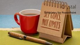  Presentation with limits - Theme consisting of set-goals-no-limits-reminder background and a  colored foreground