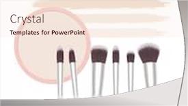  Presentation with proffessional - Colorful theme enhanced with set-kit-of-make-up backdrop and a lemonade colored foreground