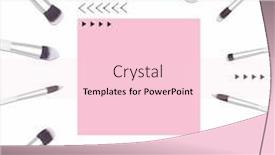  Presentation with skin care - Slide deck with set-kit-of-proffessional-skin background and a lemonade colored foreground