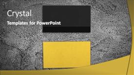  Presentation with business cards - PPT layouts having set-of-black-and-yellow background and a dark gray colored foreground