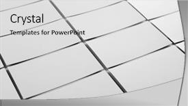  Presentation with branding - Theme enhanced with set of blank paper cards background and a light gray colored foreground