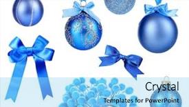  Presentation with sparkle christmas wallpaper blur christmas - Cool new slide set with satin glass - set of blue christmas toys backdrop and a arctic colored foreground
