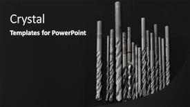  Presentation with nobody - Slides with set-of-borers-grey-background background and a black colored foreground