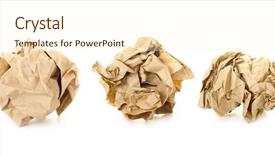  Presentation with brown - Colorful slides enhanced with gold wedding rings on the rose petals backdrop and a tawny brown colored foreground