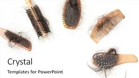  Presentation with copy space - Amazing PPT theme having set of brushes with lost backdrop and a white colored foreground