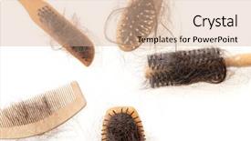  Presentation with lost - Audience pleasing PPT theme consisting of set of brushes with lost backdrop and a lemonade colored foreground