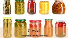  Presentation with vegetables - Beautiful presentation featuring set of canned vegetables isolated backdrop and a yellow colored foreground
