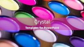  Presentation with shadow - Presentation theme having set-of-colourful-shadow background and a purple colored foreground