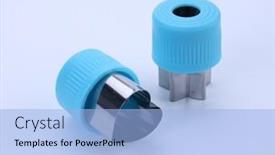  Presentation with cartoon - Presentation design enhanced with set-of-cookie-cutters-cartoon background and a light blue colored foreground