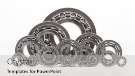  Presentation with steel - Cool new theme with set-of-different-size backdrop and a light gray colored foreground