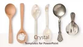 Presentation with pearl - PPT layouts consisting of set-of-different-spoons-wooden background and a lemonade colored foreground