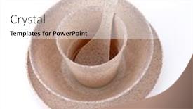  Presentation with tableware - Slide set enhanced with set-of-disposable-tableware background and a white colored foreground