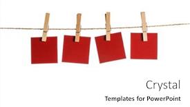  Presentation with blank - Presentation design enhanced with set-of-four-red-blank background and a white colored foreground