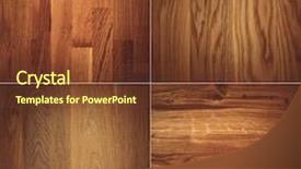  Presentation with patterns - PPT theme consisting of set of four wooden textures background patterns background and a tawny brown colored foreground
