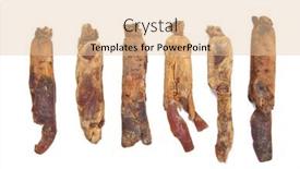  Presentation with ginseng - Slide deck featuring set-of-ginseng-isolated background and a lemonade colored foreground