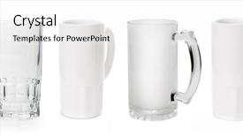  Presentation with ceramic - Cool new slide set with set of glass and ceramic backdrop and a white colored foreground