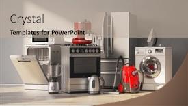 Slides enhanced with set-of-home-kitchen-appliances 